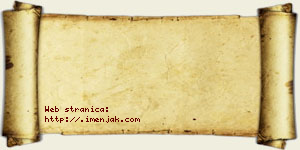 Una Rađenović vizit kartica